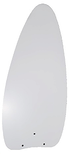 Jogo com 3 pas Branco/Cinza | Ventilador de teto Ventisol modelo ELLUZ / FHARO