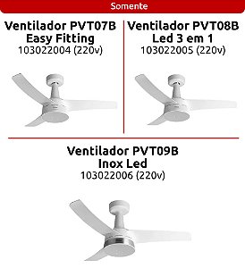 Receptor do controle remoto 220v | Ventilador de Teto Philco PVT07 / PVT08 / PVT09