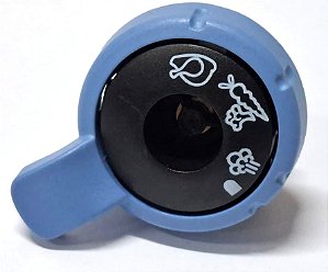 Valvula de segurança azul | Panela de pressão Rochedo 4, 6 e 8l Inox Secure Trendy EI40 / EI80