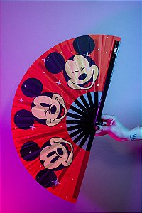 Leque Bambu Premium Mickey Mouse