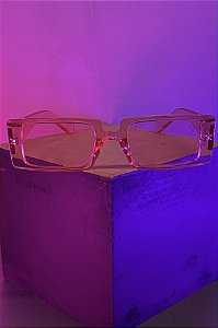 Óculos  Vintage Cristal Pink