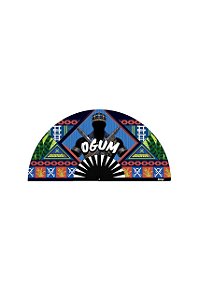 Leque Bambu Premium Orixá Ogum A/C