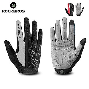 Luvas De Cliclismo Gel Rockbross Bike Dedo Longo