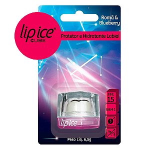 Protetor Labial Lip Ice Cube Romã e Blueberry - Mentholatum