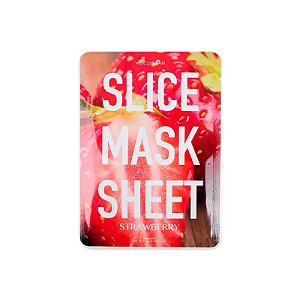 Máscara Facial Slice Mask Sheet Strawberry 30g - Kocostar