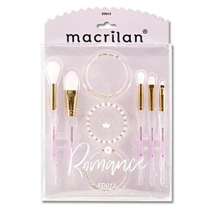 Kit Pincel Romance 5 Pçs - Macrilan