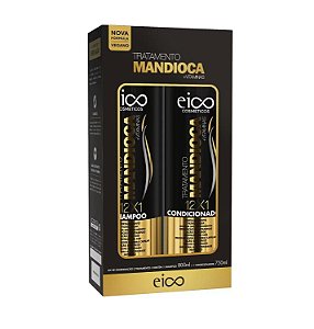 Kit Tratamento Mandioca Shampoo + Condicionador - Eico