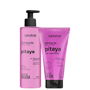 Kit Hidratante e Esfoliante Rosto Corpo Pitaya - Labotrat