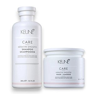 Kit Shampoo e Máscara Capilar Keratin Smooth - Keune