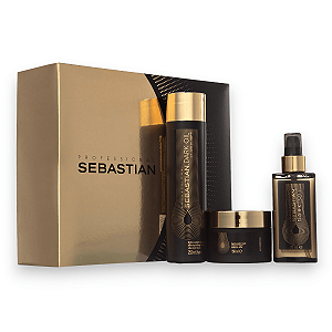 Kit Dark Oil Shampoo + Máscara + Dark Oil - Sebastian