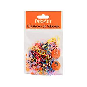 Elástico de Silicone para Cabelo Tam. P Cores Sortidas - ProArt