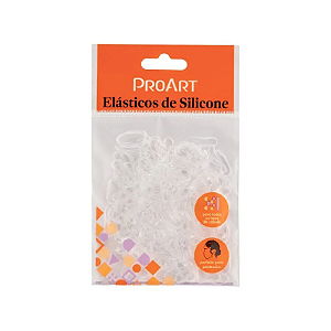 Elástico de Silicone para Cabelo Tam. P Transparente - ProArt