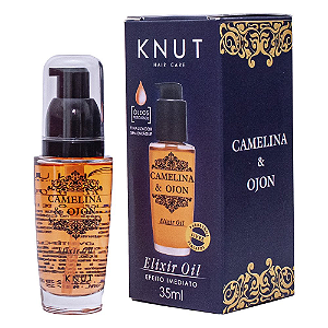 Óleo Capilar Elixir Camelina e Ojon 35ml - Knut