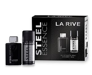 Kit Steel Essence Perfume EDT Masculino + Desodorante - La Rive