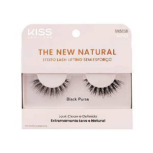 Cílios Postiços The New Natural Black Purse - Kiss NY