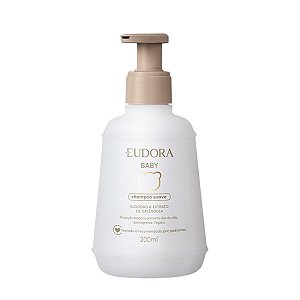 Shampoo Suave Algodão e Extrato de Calêndula - Eudora Baby