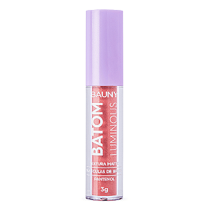 Batom Liquido Cor Natural Luminous - Bauny