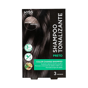 Shampoo Tonalizante Preto - Kiss NY