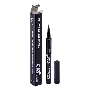 Caneta Delineadora Cat 24h Preto - Dailus