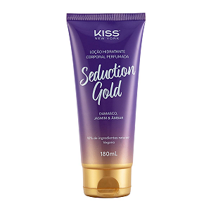 Hidratante Corporal Seduction Gold 180ml - Kiss NY