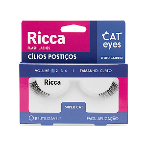 Cílios Postiços Cat Eyes Super Cat - Ricca