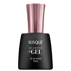 Esmalte Diamond Gel Top Coat Fixador - Risque