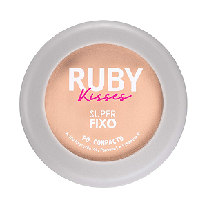 Pó Compacto Super Fixo Cor 118 - Ruby Kisses