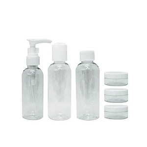 Kit 3 Frascos e 3 Potes De Viagem 3308 - Ricca