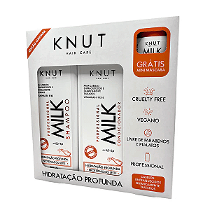 Kit Milk Shampoo + Condicionador 250ml + Mini Mascara 30g - Knut