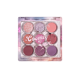 Paleta De Sombras 9 Cores C - City Girls