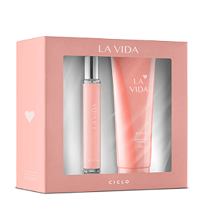 Kit La Vida Deo Colonia 30ml + Hidratante Corporal 240ml - Ciclo