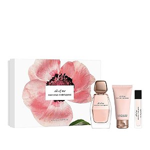 Kit Perfume All Of Me Feminino 90ml + Body Lotion 50ml + Travel Size 10ml - Narciso Rodriguez