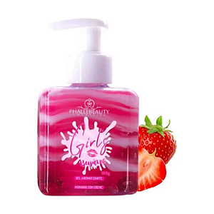 Gel Aromatizante Girl Morango Beijavel - Phallebeauty
