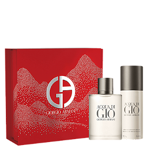 Kit Perfume Acqua Di Gio Masculino EDT 100ml + Desodorante Spray 150ml - Giorgio Armani