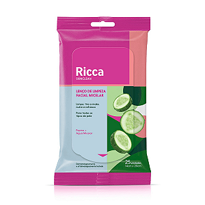 Lenço De Limpeza Facial Micelar 25un - Ricca