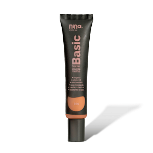 Base Líquida Matte Basic Cor 6 - Nina Makeup