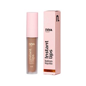 Batom Líquido Matte Instant Lips Doce Desejo - Nina Makeup