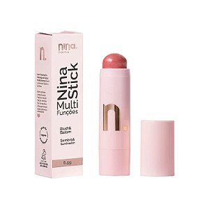 Stick Face Multifunções Peach Glow - Nina Makeup