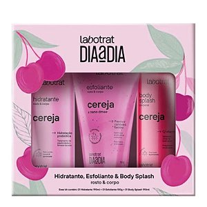 Kit Banho Dia a Dia 3 Itens Cereja - Labotrat