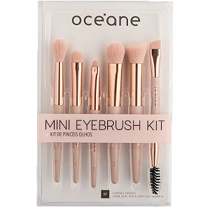Kit Mini Pinceis Olhos Eye Brush - Océane