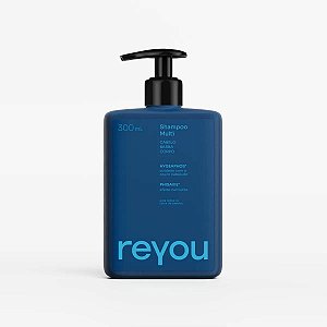 Shampoo Cabelo e Barba Multifuncional 300ml - REYOU