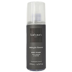 Body Splash Masculino Midnight Homme  200ml - Barbours Beauty