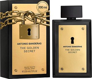 Perfume Golden Secret EDT Masculino 200ml - Antonio Banderas