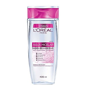 Água Micelar Solução de Limpeza 5 em 1 400ml - LOréal