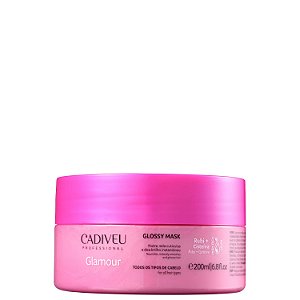 Máscara Capilar Glamour Glossy Mask 200ml - Cadiveu