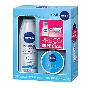 Kit Água Micelar 200ml e Creme Nutritivo 100g - Nivea