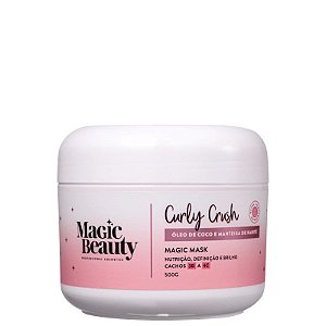 Máscara Capilar Curly Crush 3B a 4C 500g - Magic Beauty