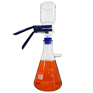 SISTEMA DE FILTRACAO 1L DE VIDRO COMPLETO COM ROLHA DE SILICONE
