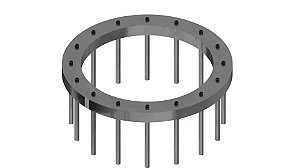 ANEL J PARA CONCRETO AUTO-ADENSAVEL (CAA)