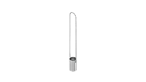 VISCOSIMETRO COPO ZAHN EM ACO INOX N°3